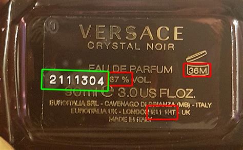 versace batch code check